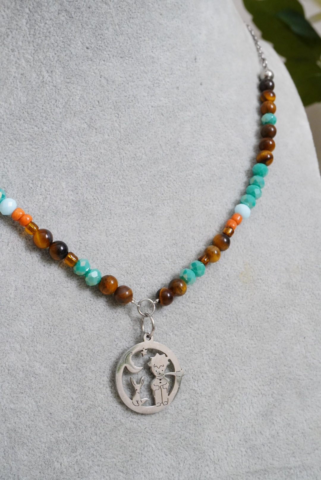 "The Little Prince" Tiger's Eye Necklace