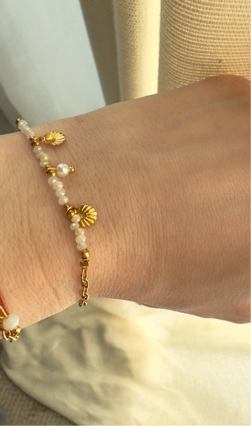 Pulsera Arena Dorada