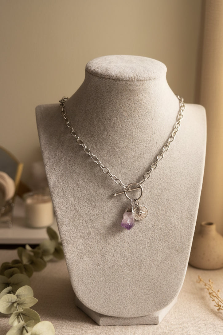 Amethyst Sparkle Necklace