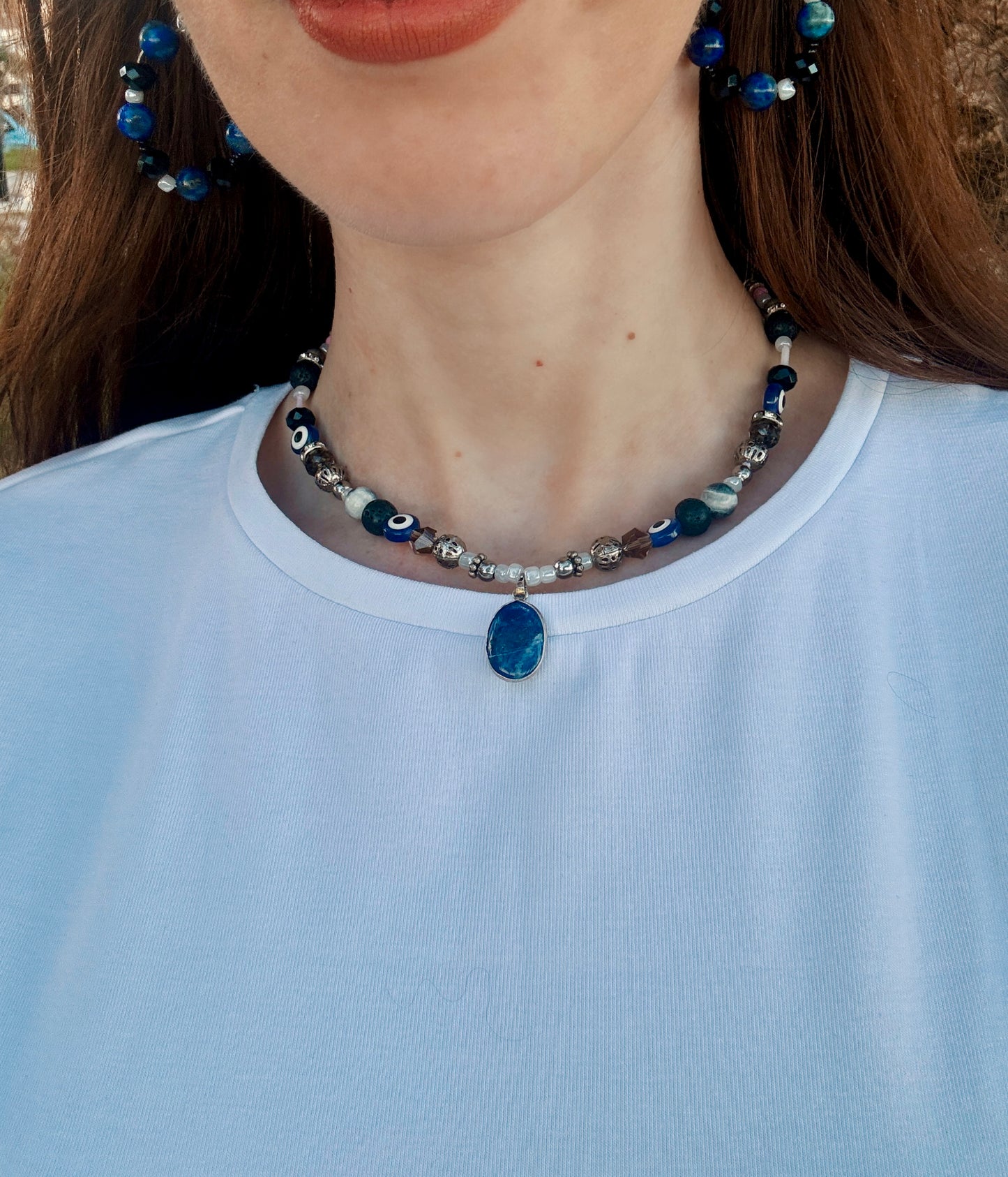 Collar Piedra Sodalita