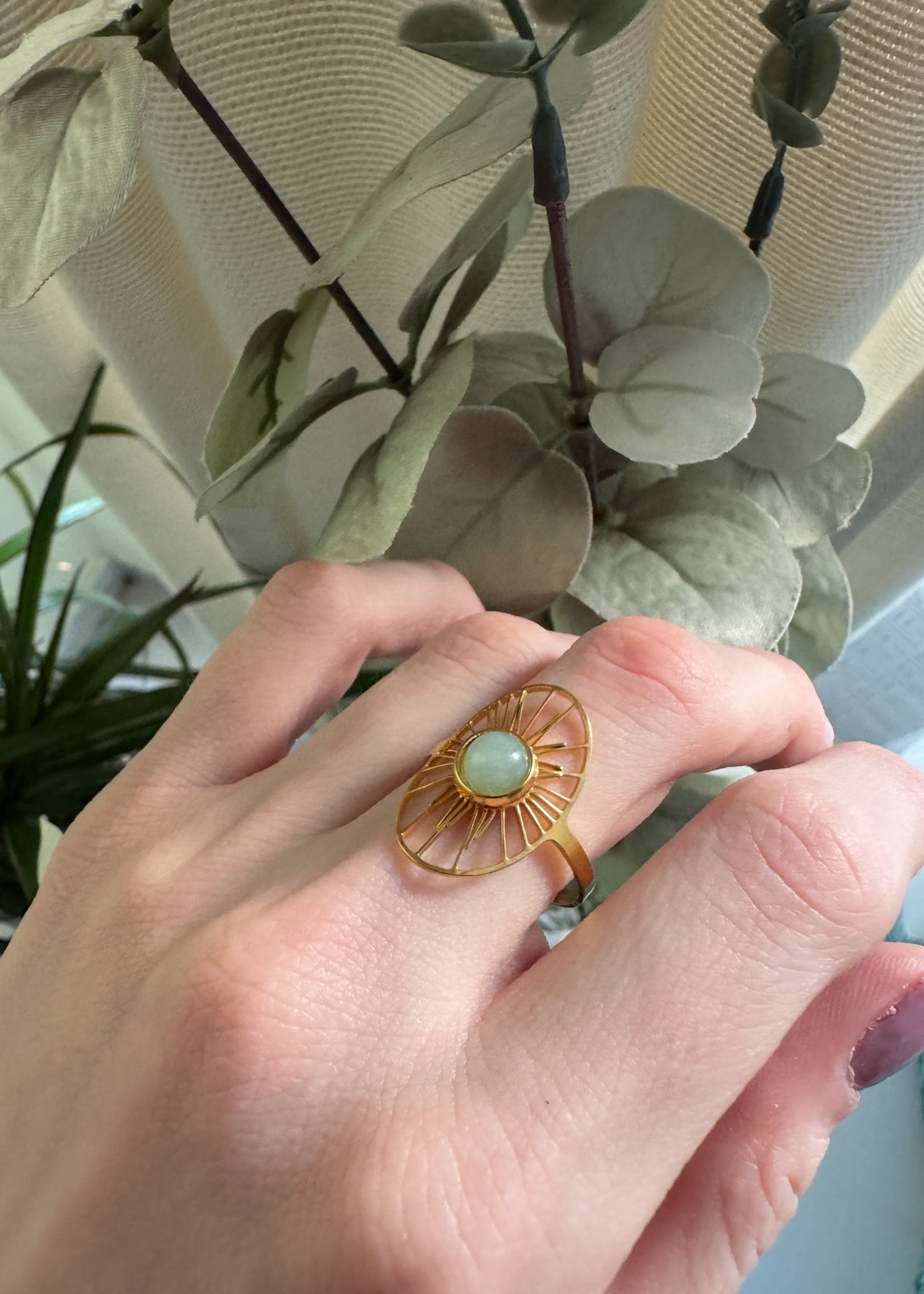 "Golden Sunset" Ring