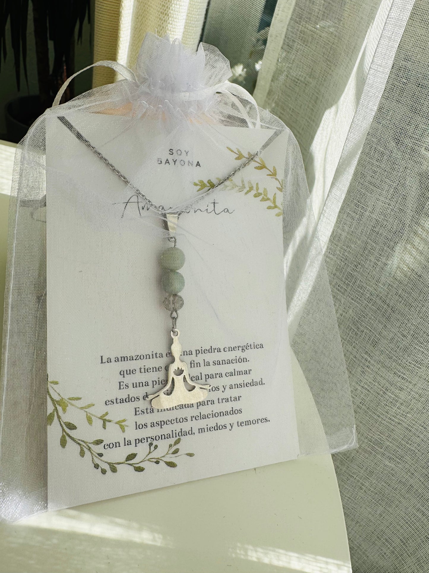 Collar Amazonita “Namasté”