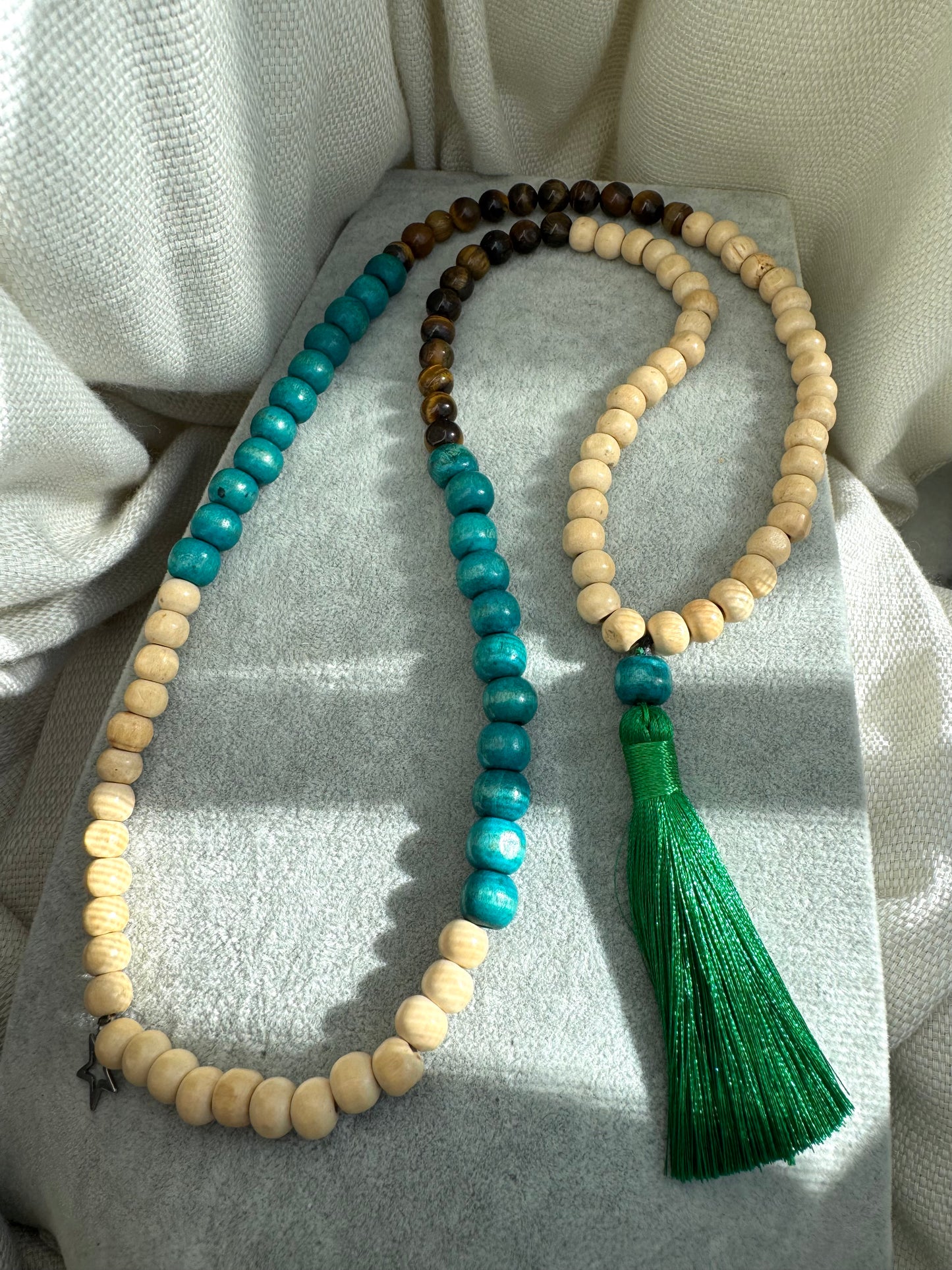 Tiger's Eye Japa Mala