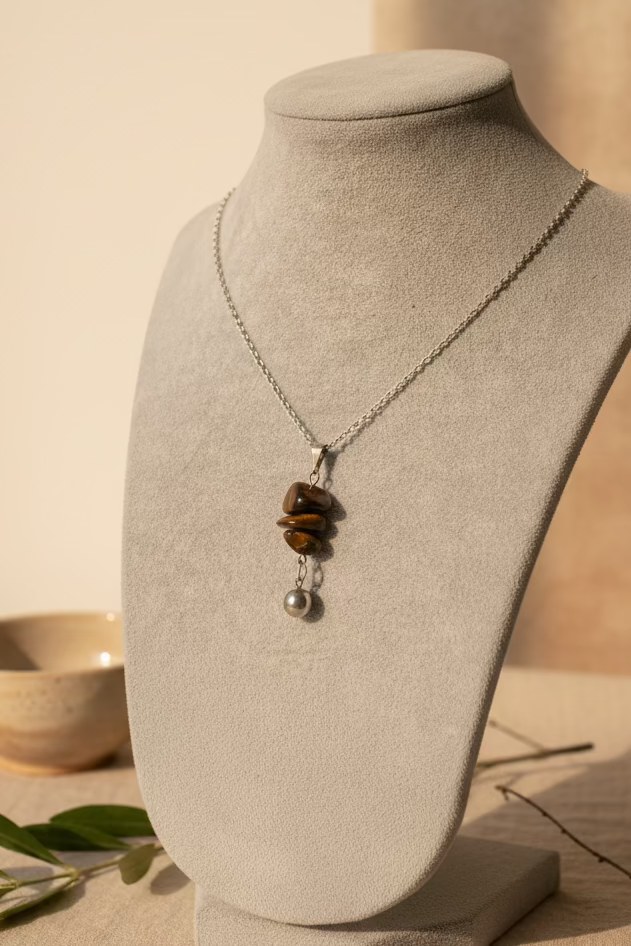 Tiger's Eye "Balance" Necklace