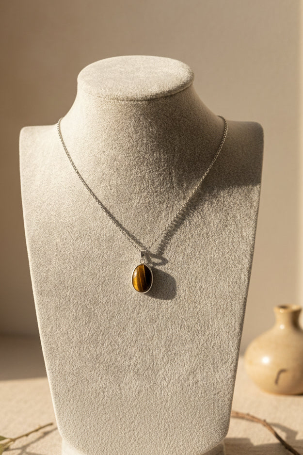 Collar mini Ojo de Tigre