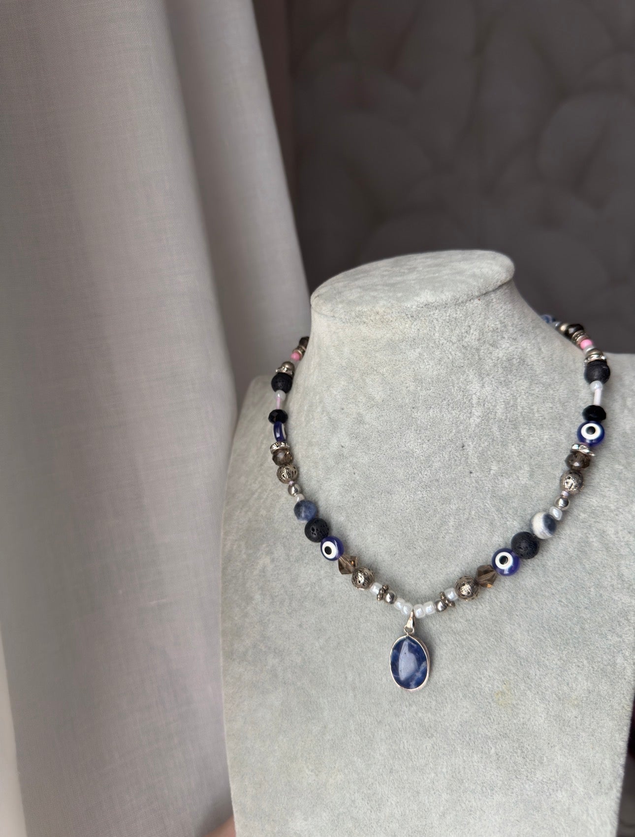 Sodalite Stone Necklace
