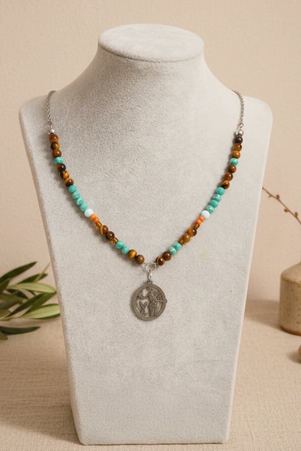 "The Little Prince" Tiger's Eye Necklace