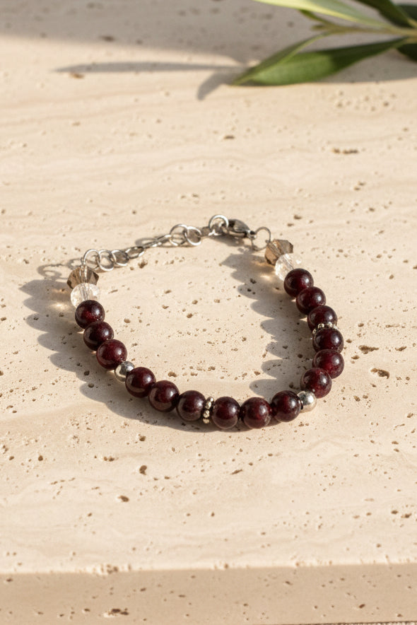 "Impulse" Garnet Bracelet