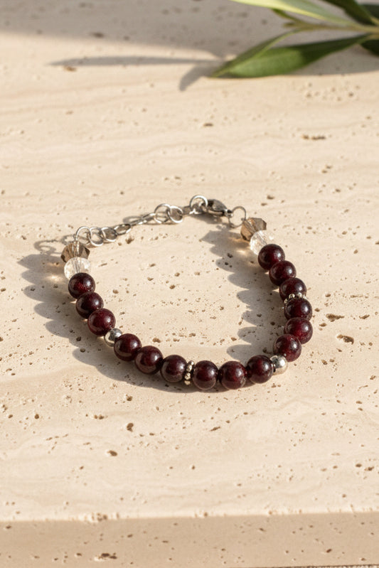 "Impulse" Garnet Bracelet