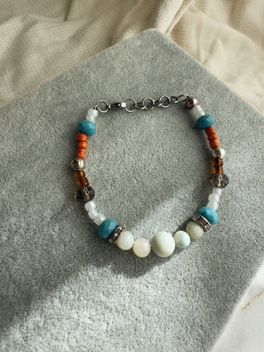 Pulsera Amazonita “Mar”