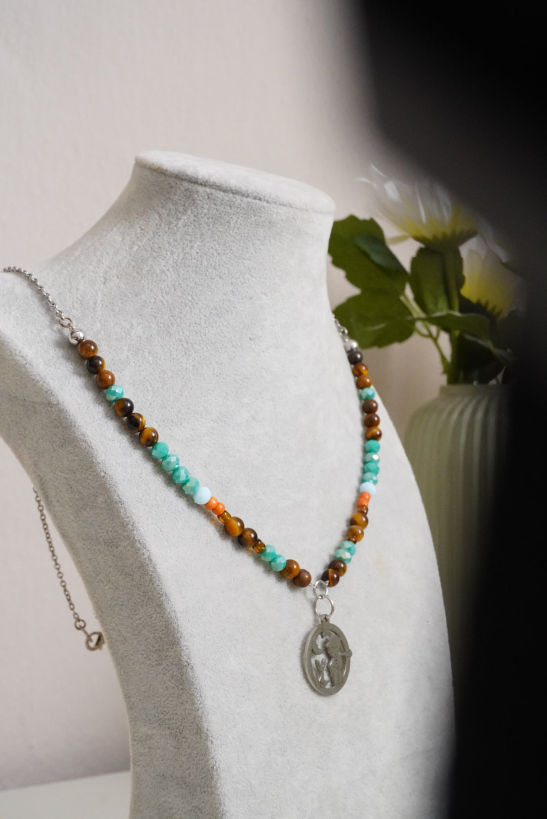 "The Little Prince" Tiger's Eye Necklace