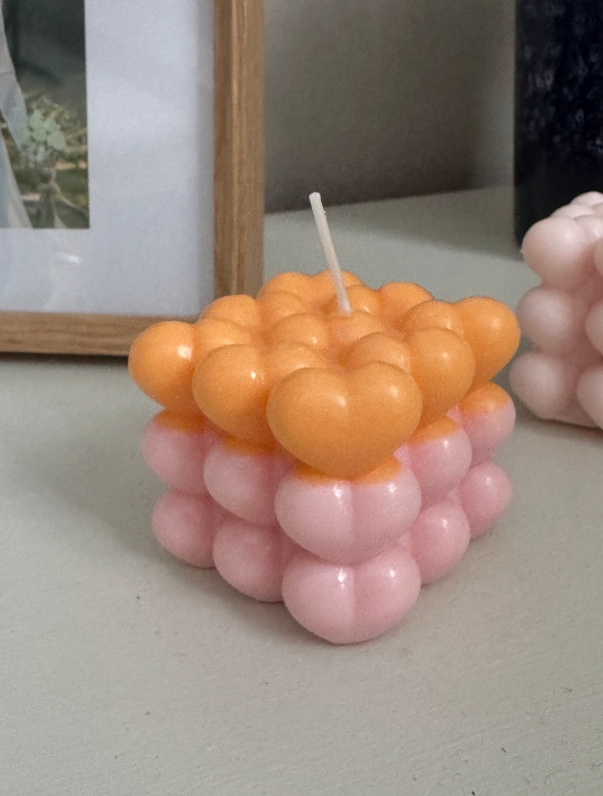 Vela Burbujas de Corazones