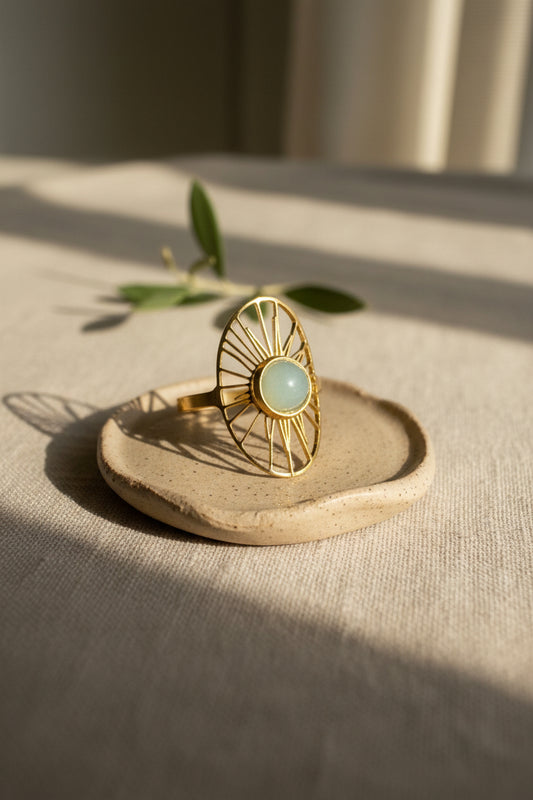 Anillo “Atardecer Dorado”