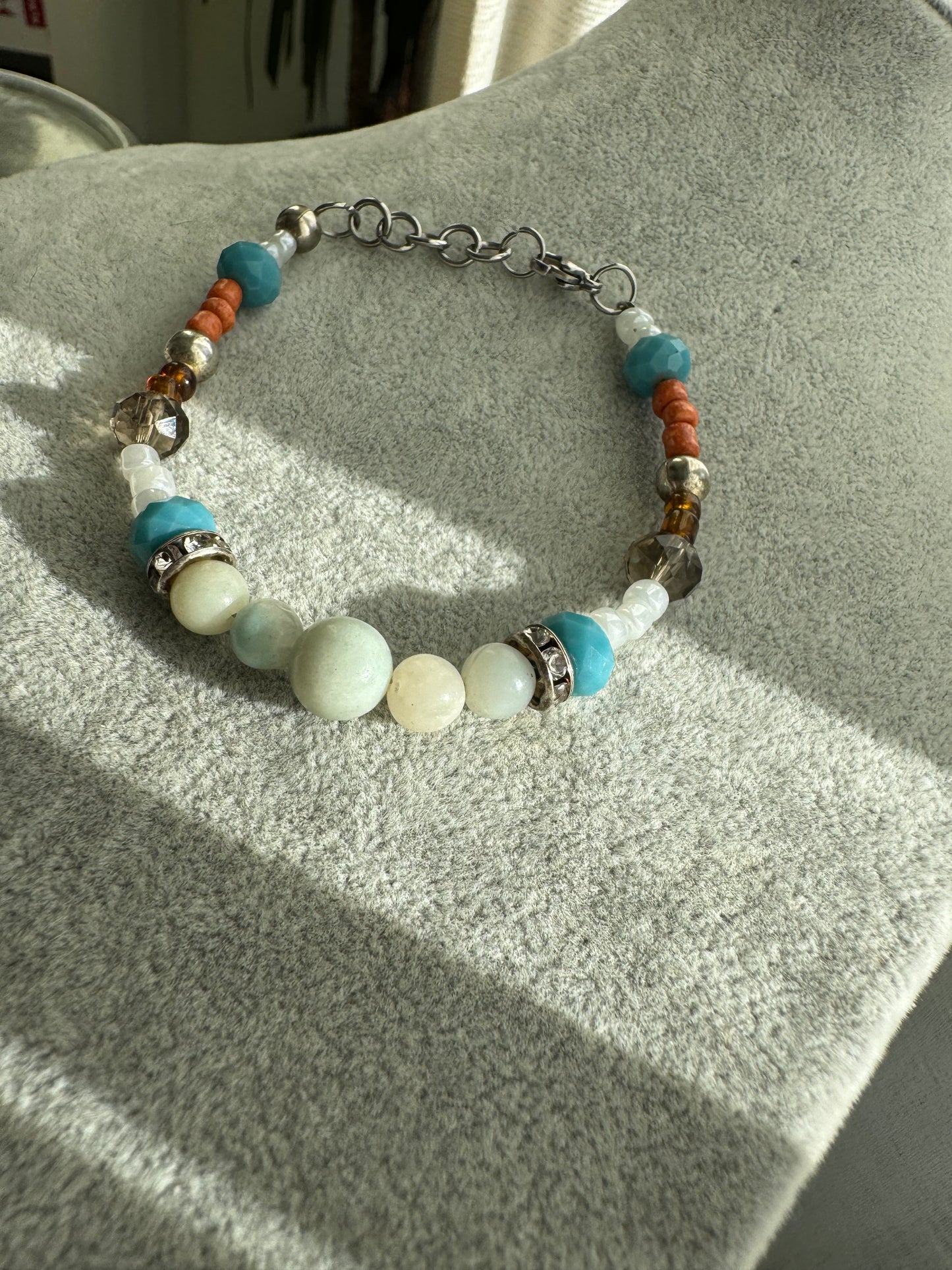 Pulsera Amazonita “Mar”